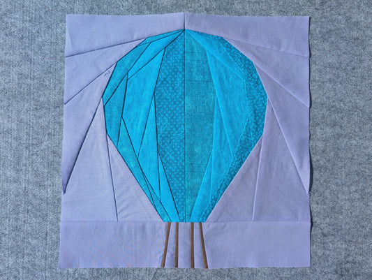 Hot Air Balloon Quilt Block