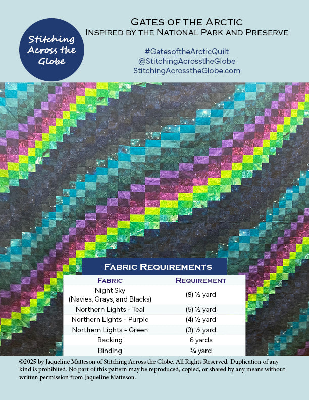 Gates of the Arctic Quilt Pattern - PDF
