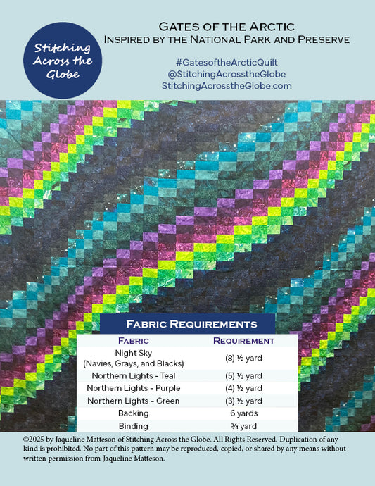 Gates of the Arctic Quilt Pattern - PDF