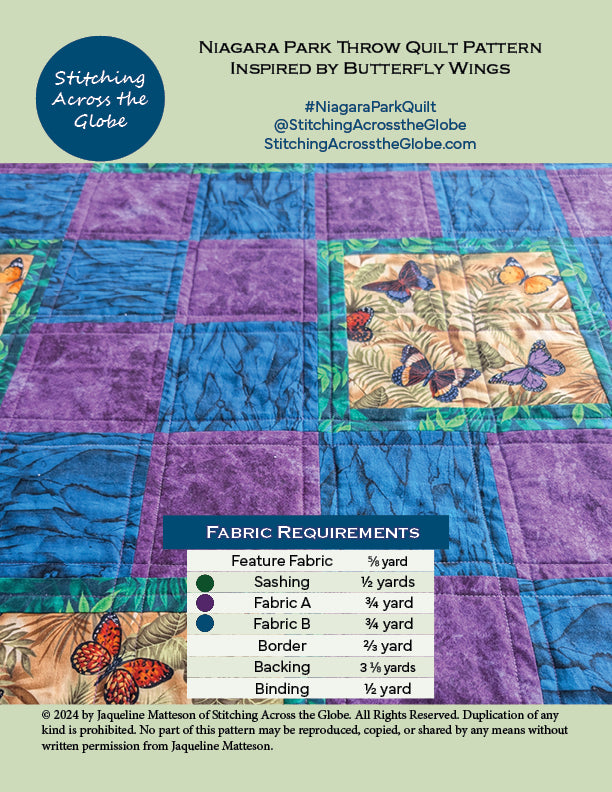 Niagara Park Quilt Pattern Bundle - PDF