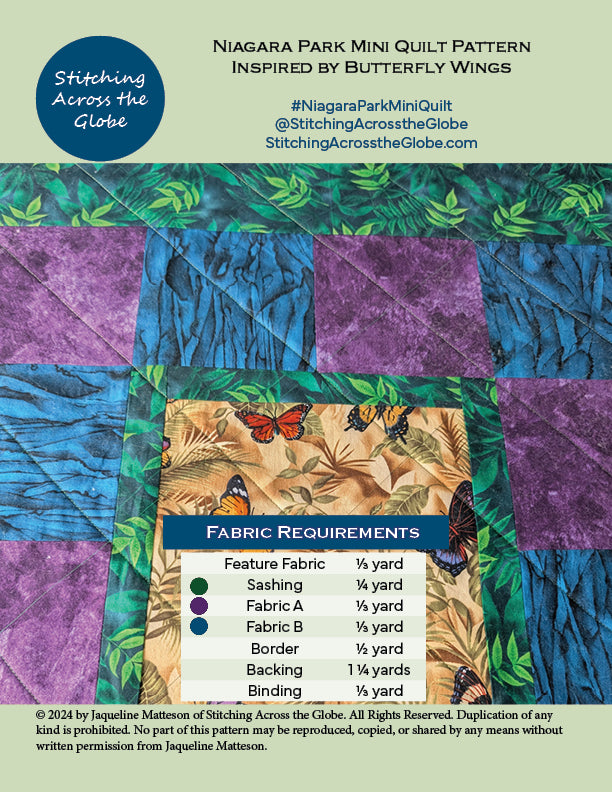 Niagara Park Quilt Pattern Bundle - PDF